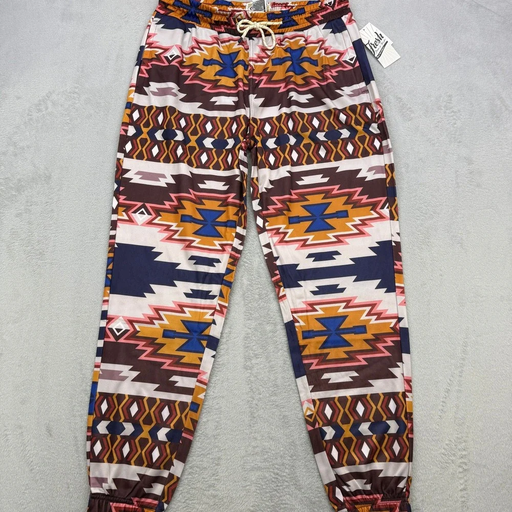 Fresh Prints of Bel-Air Pants Mens Large‎ Joggers Southwestern Geometric Urban